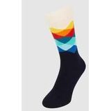 Happy Socks - Faded Diamond - Huissokken - Navy