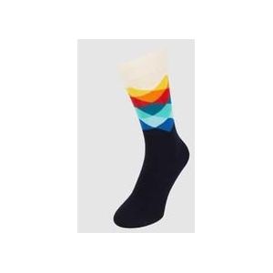Happy Socks - Faded Diamond - Huissokken - Navy