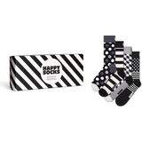 Happy Socks Classic Black & White Socks Gift Set (4-pack) - Unisex
