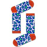 Happy Socks - Flower Shot Sock - Wit - Unisex