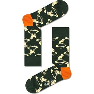 Happy Socks unisex sokken space dog groen