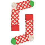 Happy Socks - 2-Pack Big Dot Snowman Gift Set - Rode Huissokken