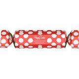 Happy Socks - 2-Pack Big Dot Snowman Gift Set - Rode Huissokken