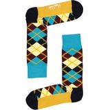 Happy Socks - Huissokken - Kleurig - Natuurlijke Materialen - 3 Paar