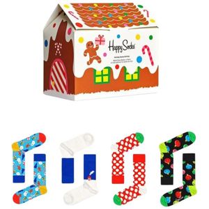 Happy Socks Holiday Time Gift Set (4-pack), winterfeest in een doosje