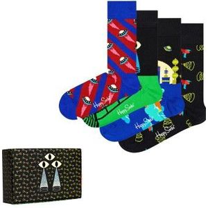 Happy Socks - Giftbox 4P - Sokken - Multi - Slijtvast Katoen