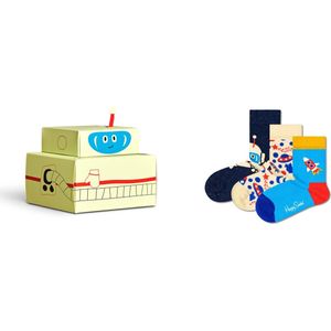 Happy Socks kids giftbox 3P sokken astronaut multi