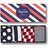 Happy Socks - Stripe & Dots - Giftbox - 4 Paar - Kleurige Sokken