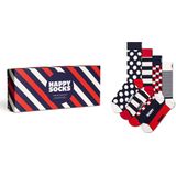 Happy Socks - Stripe & Dots - Giftbox - 4 Paar - Kleurige Sokken