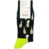 Happy Socks - Bier Sokken - Zwart - Gemaakt van Katoen