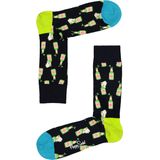 Happy Socks - Bier Sokken - Zwart - Gemaakt van Katoen