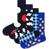Happy Socks - My Favourite Blues - Sokken - 4-pack - Unisex - Cadeauverpakking