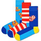 Happy Socks - 3-Pack Vaderdag Sokken Giftset - Kleurrijk Design