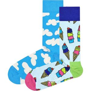 Happy Socks - Gift Set - Sokken - Multicolor - Katoenmengsel - 2 Paar