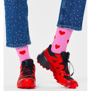 Happy Socks - Heart - Huissokken - Pink