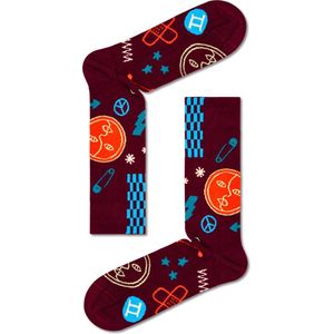 Happy Socks - Gemini - Huissokken - Paars - Sterrenbeeld Tweeling