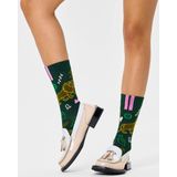 Happy Socks - Huissokken - Kleurrijk - Gekamd Katoen