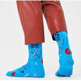 Happy Socks - Cancer - Huissokken - Blauw/groen - Sterrenbeeld Kreeft