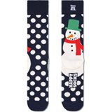 Happy Socks - Jumbo Snowman Sock - Unisex Sokken - Multicolor - Natuurlijke Materialen