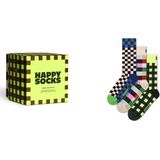 Happy Socks - Check It Out - Sokken - Unisex - 3-pack in Cadeauverpakking
