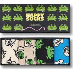 Happy Socks - Gift Set - Sokken - Multikleur - Katoenmengsel - 4 Paar