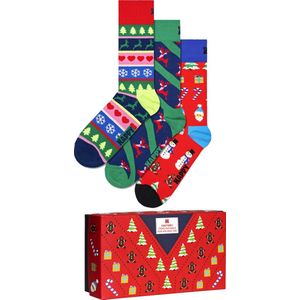 Happy Socks - X-mas Sweaters Gift Set - Halflange Sokken - 3 Paren