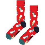 Happy Socks Dames Heren Sokken Sneeuwpop Giftbox Kerstsokken 3-Pack - Maat 36-40