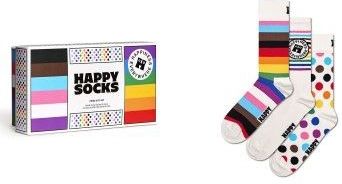 Happy Socks - 3 Pak - Regenboog - Katoenen Sokken - Pride Gekleurde Cadeau Sokken Met Print