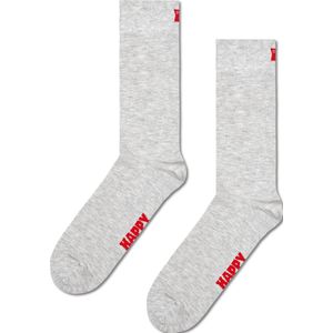 Happy Socks - 3-Pack Solids - Huissokken - Grijs Zwart Roze