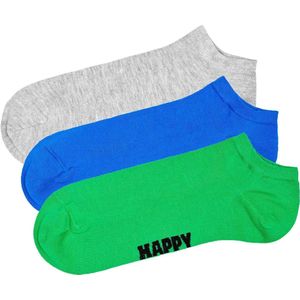 Happy Socks - Solids Edition - Sokken - 3-pack - Blauw Wit Groen