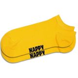 Happy Socks Lage sokken 3 paar - katoenen sokken - Solids Collection - roze, wit en geel, 3-Pack Solid Low Pink White Yellow, 4146 EU