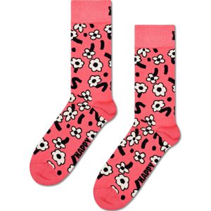 Happy Socks - Dancing Flower - Sokken - Roze - Katoen