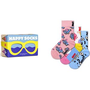 Happy Socks - Kids 3-Pack Glasses Gift Set - Unisex - Sokken