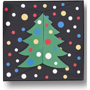 Happy Socks giftbox 2P sokken holiday tree multi - 36-40