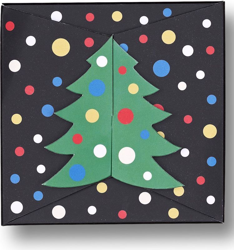 Happy Socks giftbox 2P sokken holiday tree multi - 36-40