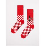 Happy Socks - Wine And Dine - Huissokken - Rood