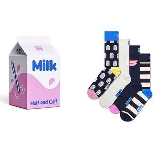 Melkpak - Cadeauset - Korte Sokken - 4 Paar - 86% Katoen