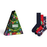 Happy Socks - Holiday Tree Gift Set - Sokken - Multicolor - Katoenmengsel