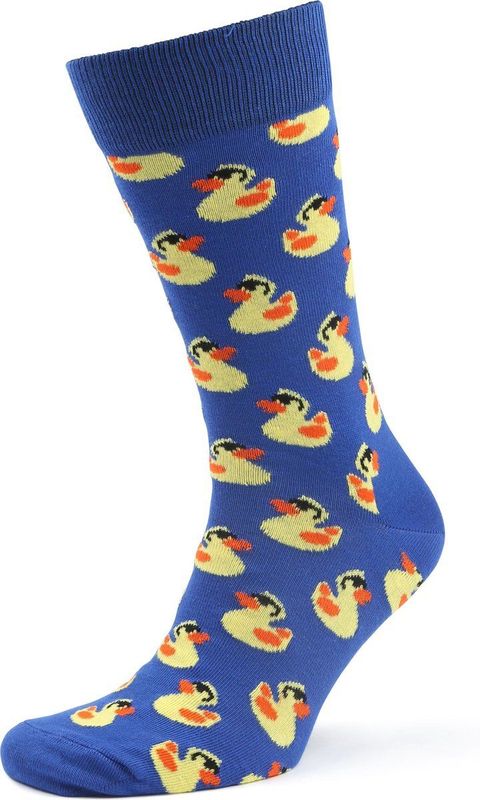 Happy Socks - Rubber Duck - Huissokken - Blauw