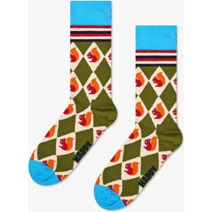 Happy Socks - Squirrel Argyle Sock - Unisex - Sokken