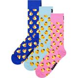 Happy Socks - 3-Pack Eendsokken - Multicolor - Katoenmix