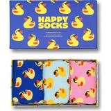 Happy Socks - 3-Pack Eendsokken - Multicolor - Katoenmix