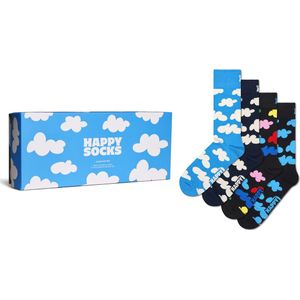 Happy Socks - Cloudy Socks-cadeauset - Kleurmix - Katoenmix - 4 Paar