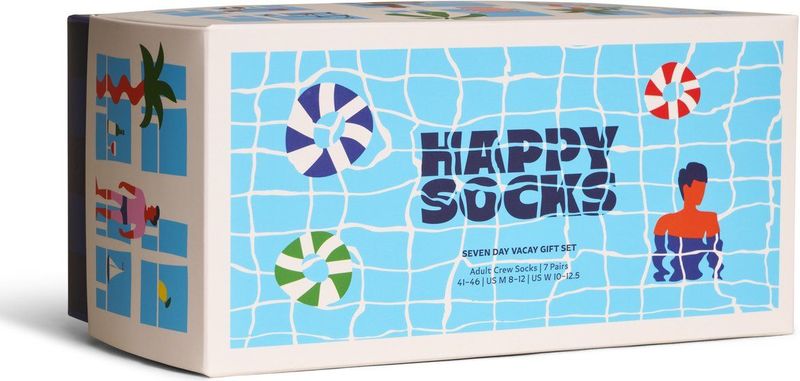 Happy Socks 5-pack Sokken - Zwart - Unisex