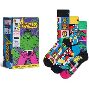 Happy socks 3P Marvel Avengers Gift Set Mixed Baumwolle Gr 36/40