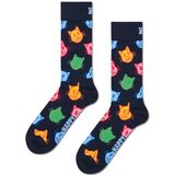 Happy Socks - Cat - Huissokken - Navy