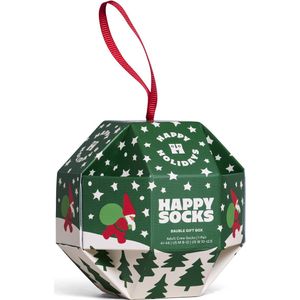 Happy Socks - 1-Pack Snow Globe Gift Set - Donkergroen - Huissokken