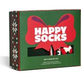 Happy Socks - 2-Pack Knit And Bow Socks Gift Set - Groen - Sokken