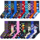 Happy Socks - Adventkalender - Cadeauset - Uniseks - 24 Paar Sokken