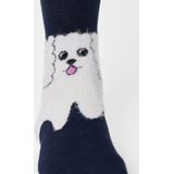 Happy Socks - Fluffy Dog - Sokken - Motiefstitching